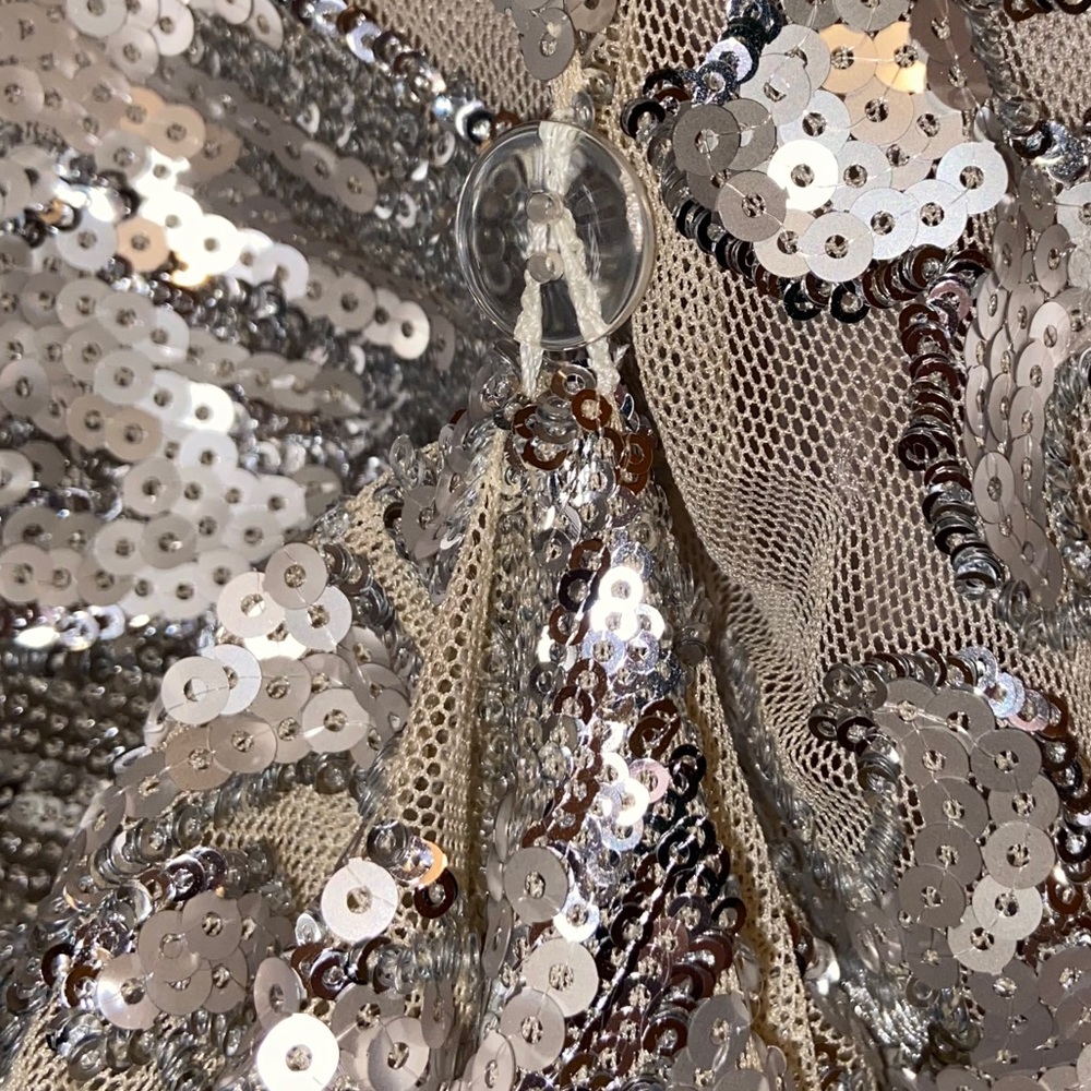 Calvin Klein Embellished Cowl Back Gown - Picture 7 of 16
